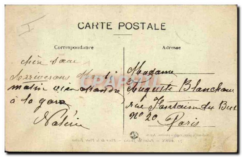 Postcard Old Courthouse Square Agen al palte Farm