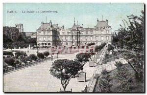 Paris Old Postcard The Luxembourg Palace