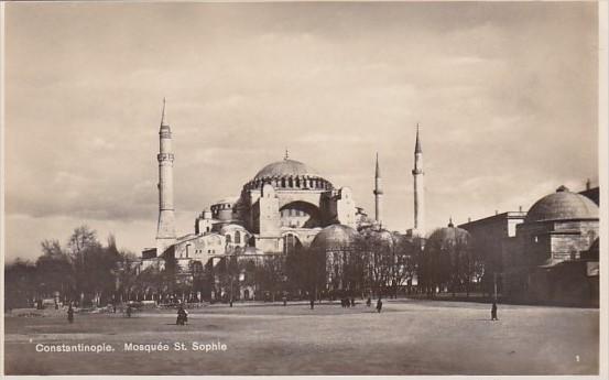 Turkey Constantinople Mosquee St Sophie Real Photo