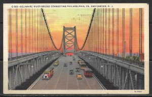 New Jersey, Camden - Delaware River Bridge- [NJ-122]