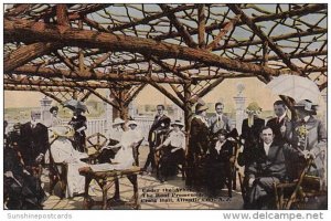 New Jersey Atlantic City Under The Arbor On Roof Promenade Craig Hall  1916