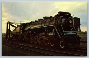 Railroad Locomotive Train Postcard - CN  Canadian National #6205