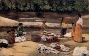 Haverhill MA Beal Brothers Dyeing and Cleaning Advertising c1900s-20s Postcard