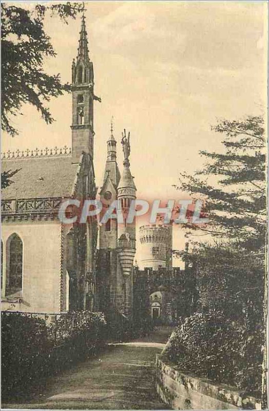 'Old Postcard Chateau Keriolet L''Entree and La Chapelle'