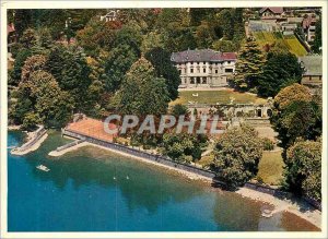 Modern Postcard Shore Queen La Tour de Peilz Lake Geneva Switzerland