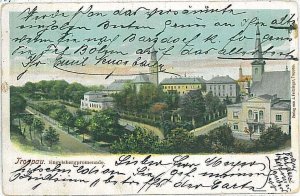 20030-Postcards Vintage Postcard-Czechoslovakia-Opava-troppau 