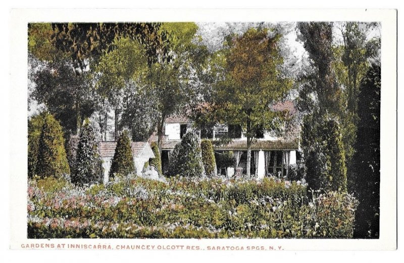 Gardens at Inniscarra, Chauncy Olcott Residence, Saratoga Springs, New York