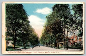 Genesee Street  Utica   New York   Postcard  1917