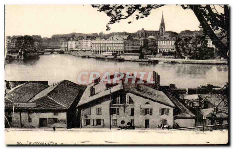 Bayonne - Generale view - Old Postcard