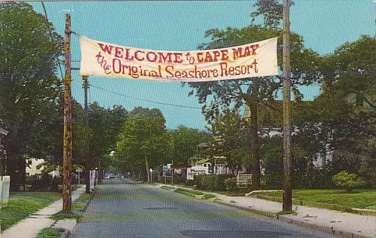 New Jersey Lafayette Street Entrance To Cape May 1966