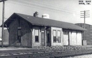 Erie Depot, Akron, IN, Indiana, USA Train Railroad Station Depot Unused 