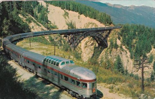 Canadian Pacific All Stainless Steel Scenic Dome Streamliner In The Canadian ...