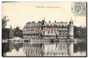 Old Postcard Rambouillet Chateau Seen Islands