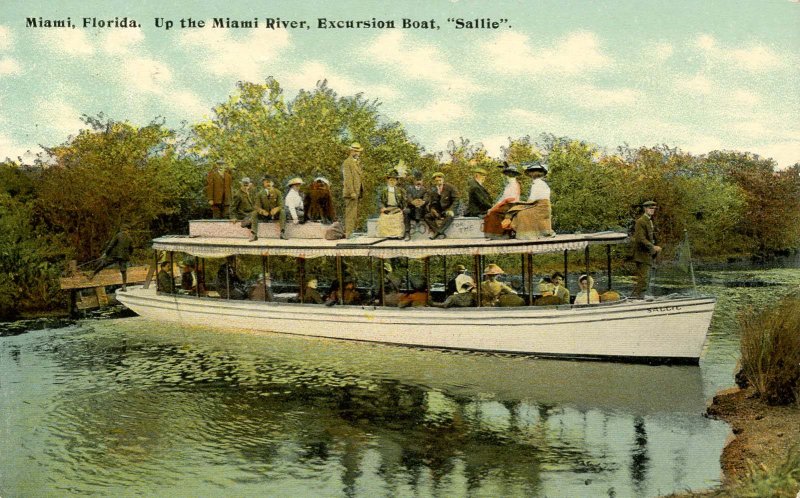 FL - Miami. Excursion Boat Sallie on Miami River