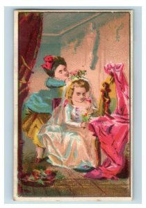 1883 Prof. Beaumont's Grand Diorama Wilson Opera House Victorian Trade Card P140