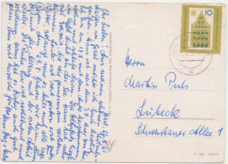 Ostseebad Graal-Müritz, Germany, 1961 used Postcard