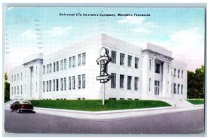 Memphis Tennessee Postcard Universal Life Insurance Company Exterior View c1959