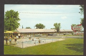 LEBANON MISSOURI ROUTE 66 FOREST MANOR MOTEL VINTAGE ADVERTISING POSTCARD