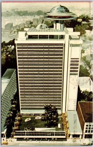 1967 Regency Hyatt House Atlanta Georgia GA Restaurant Lounge Posted Postcard