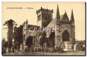 Old Postcard Dives sur Mer The Church