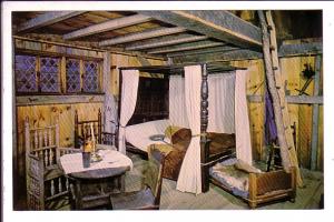 First Thanksgiving Painting, Canopy Bed, Plymouth, Massachusetts, 