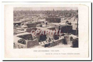 Old Postcard In Berber An oasis