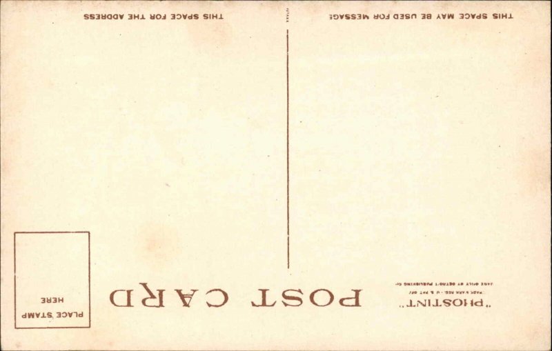 Nantucket Mass MA Sharp House H Marshall Gardiner Detroit Pub Vintage Postcard