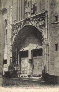 CPA ESPALION - Porte de L'Ancienne Église (XIV s.) (173985)