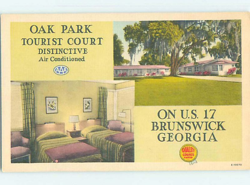 Linen MOTEL SCENE Brunswick Georgia GA AD9722