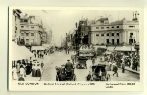 pp1341 - London - Oxford Street - Oxford Circus - c1920  - Pamlin postcard
