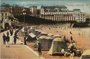 CPA Biarritz Grande Plage ,Le Casino Bellevue FRANCE (1126335)