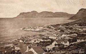 Kalk Bay From High Level Road South Africa WW1 Antique Postcard