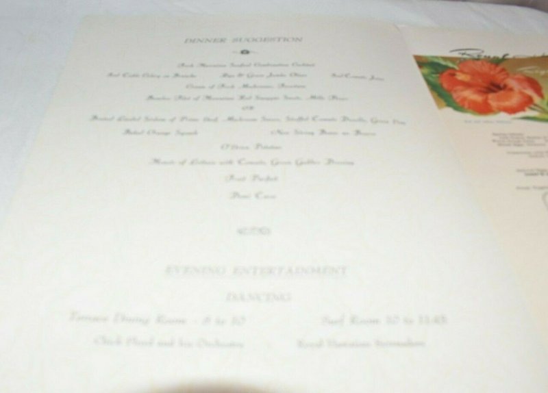 Fisher Man, Hawaii, Illustrated by John Kelly, Royal Hawaiian Menu 1948