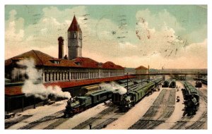 Postcard CO Denver - Union Depot North Side