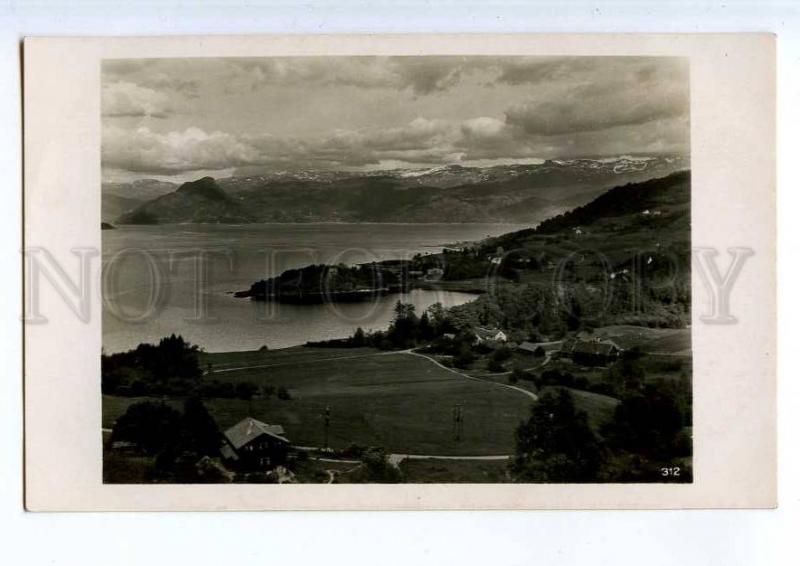 241125 NORWAY Hardangerfjorden Vintage photo postcard