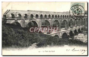 Old Postcard The Pont du Gard