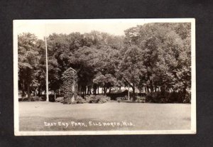 WI East End Park Ellsworth Wisconsin RPPC or RP Real Photo Postcard