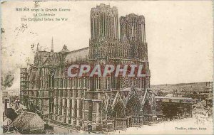 Old Postcard Reims before the Great War La Cathedrale