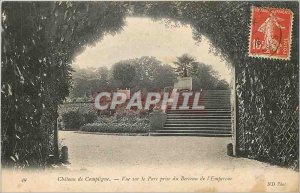 Postcard Old Chateau de Compiegne Park View jack of the Emperor Cradle