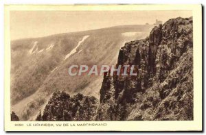 Old Postcard Le Hohneck Seen From The Martinswand