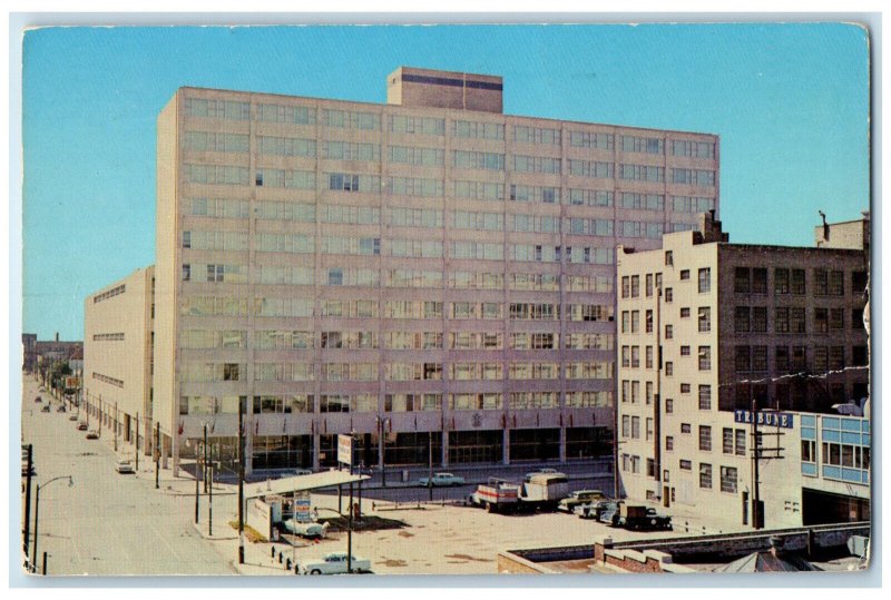 1961 Modern Post Office Building Winnipeg Manitoba Canada Posted Postcard
