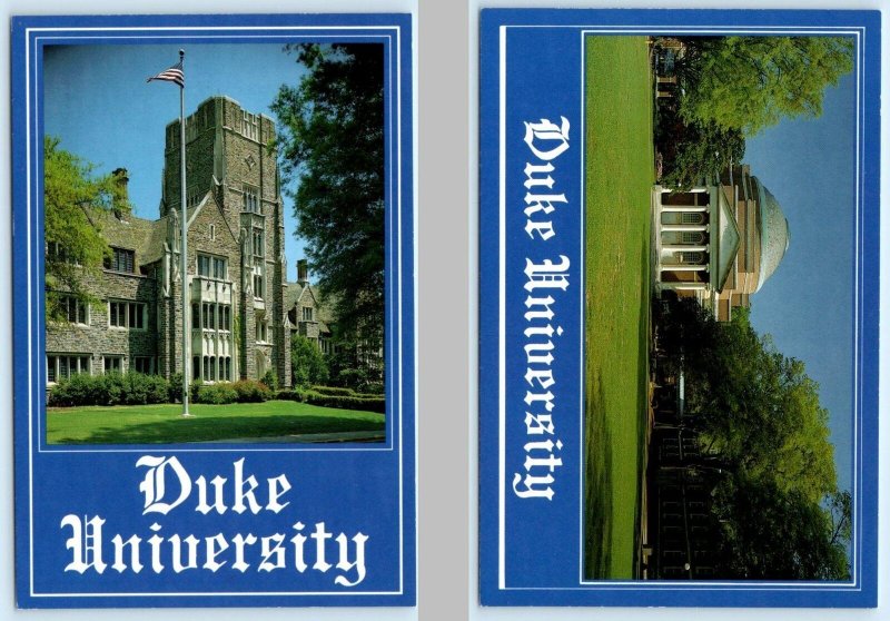 2 Postcards DUKE UNIVERSITY, Durham NC ~ Allen Building BALDWIN AUDTIORIUM 4x6