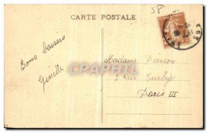 Old Postcard Nevers Cathedral Tower