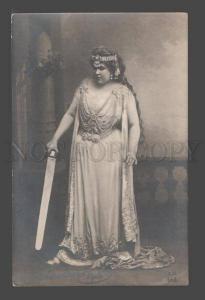 090617 Felia LITVINNE Great OPERA Star w/ Sword Vintage PHOTO