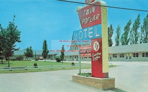 IA, Cedar Rapids, Iowa, Twin Poplar Motel, Exterior View, Dexter No 62395-B