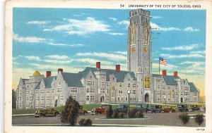 Toledo Ohio 1934 Postcard University Of The City