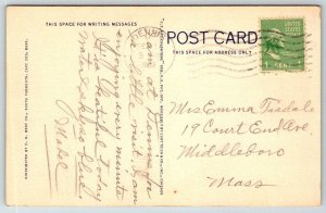 Cape Cod Massachusetts   Postcard  1939