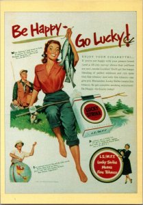 Lucky Strike Cigarettes Advertising Postcard BS22