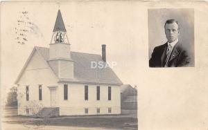 A73/ Glenwood Maine Me RPPC Real Photo Postcard 1907 2View Pastor