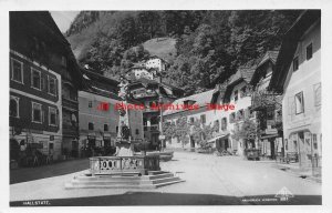 Austria, Halstatt, RPPC, Street Scene